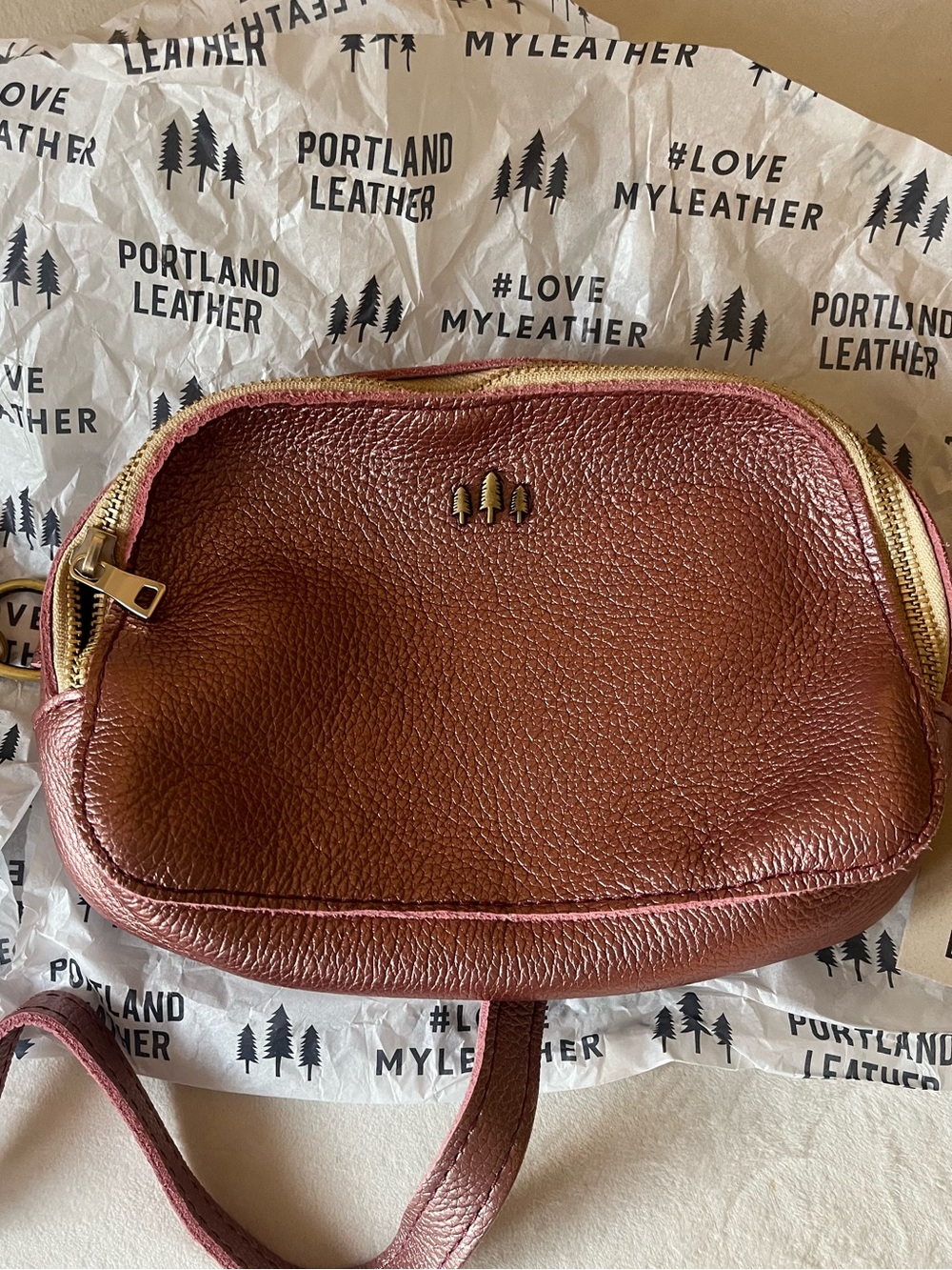 New Portland Leather Scarlett Sling Crossbody Bag